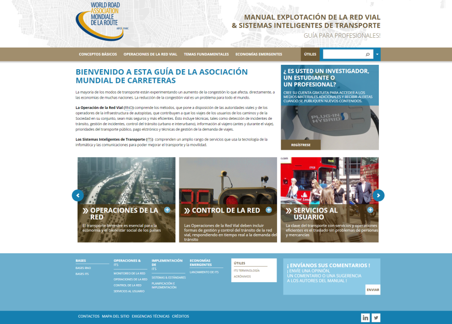 Manual RNO/ITS&nbsp;&nbsp;- Asociación Mundial de la Carretera