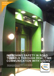 Improving safety in road tunnels through real-time communication with users