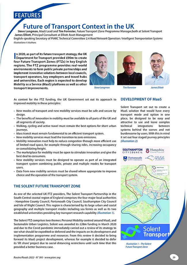 Detail of a publication | Virtual Library of PIARC | Future of ...