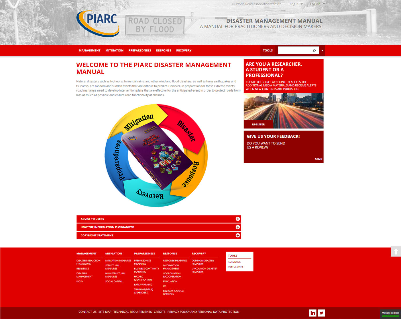 Manual de Gestión de Desastres - Asociación Mundial de la Carretera