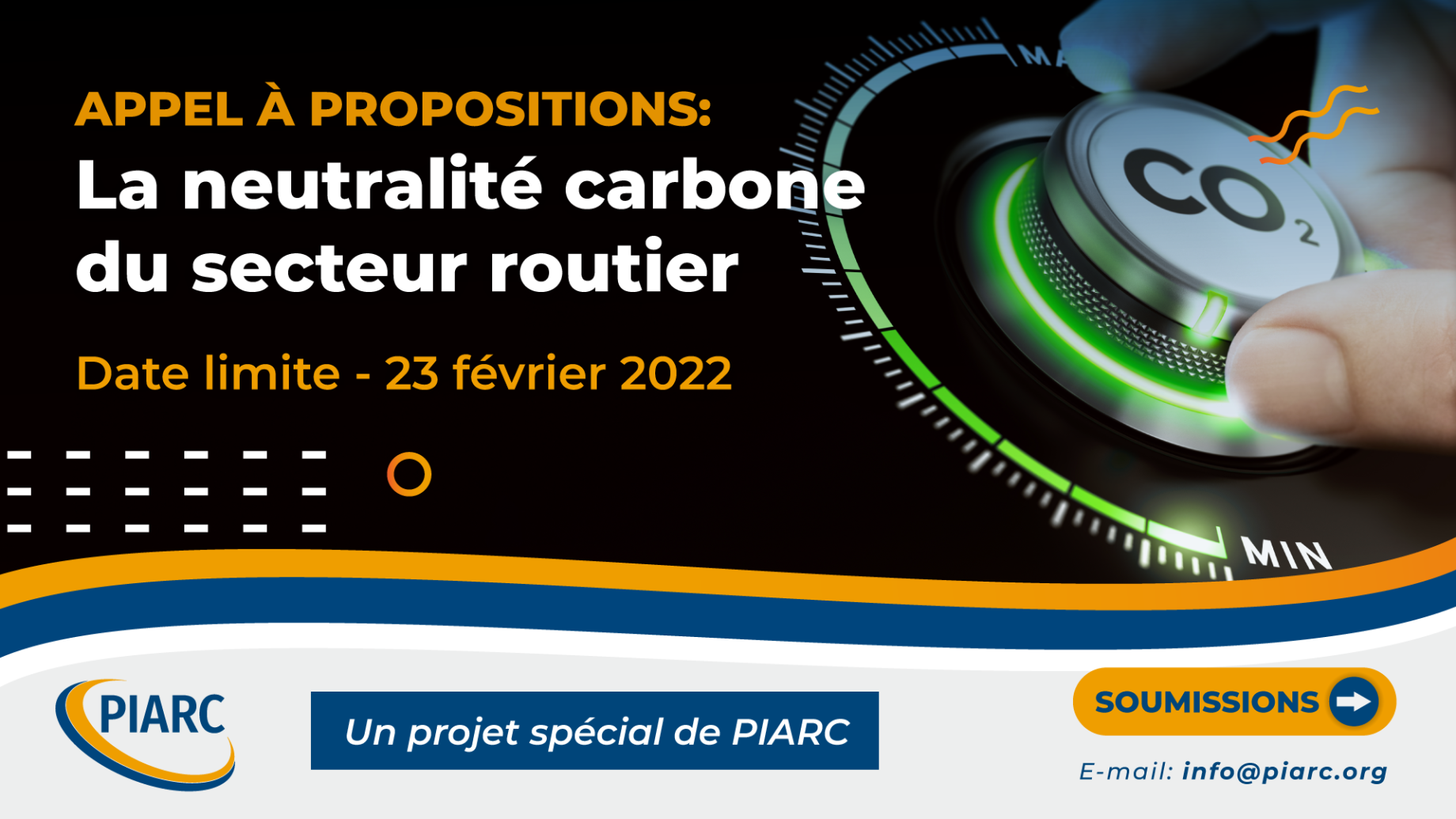 PIARC lance un nouvel appel à propositions : projet spécial sur la neutralité carbone du secteur routier. Participez !