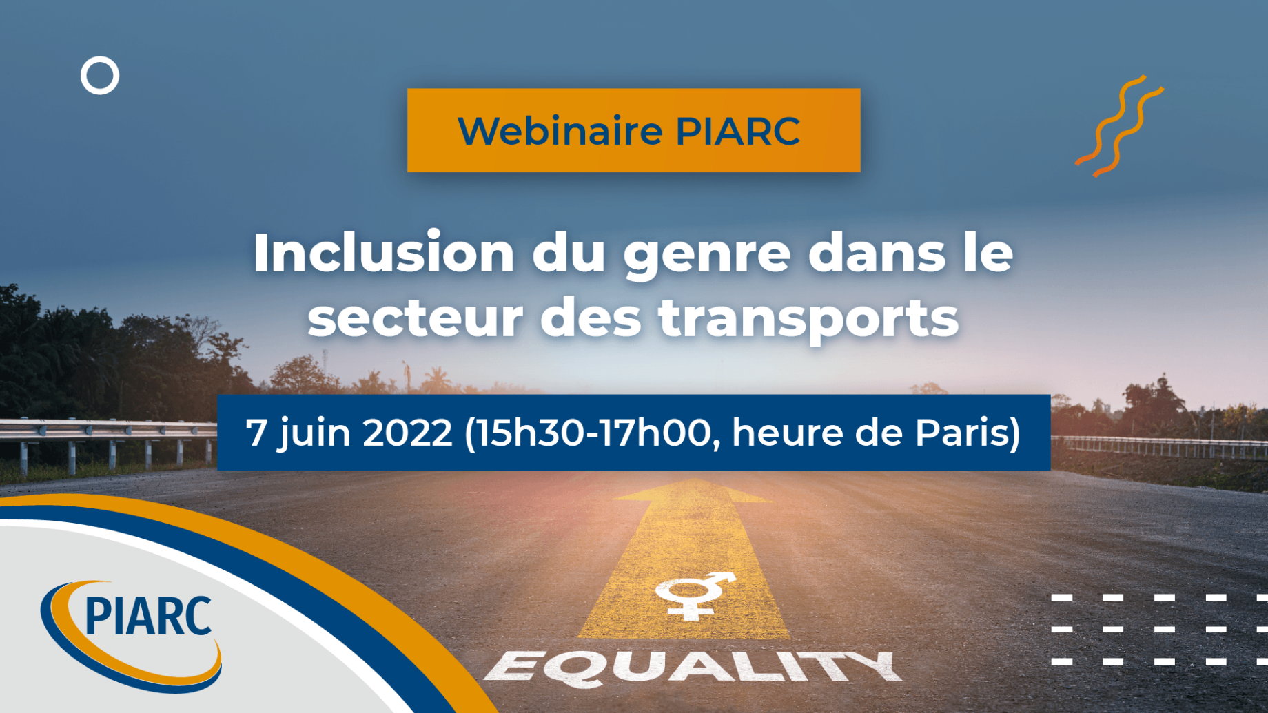 Participez au webinaire sur "L'inclusion du genre dans le secteur des transports" !