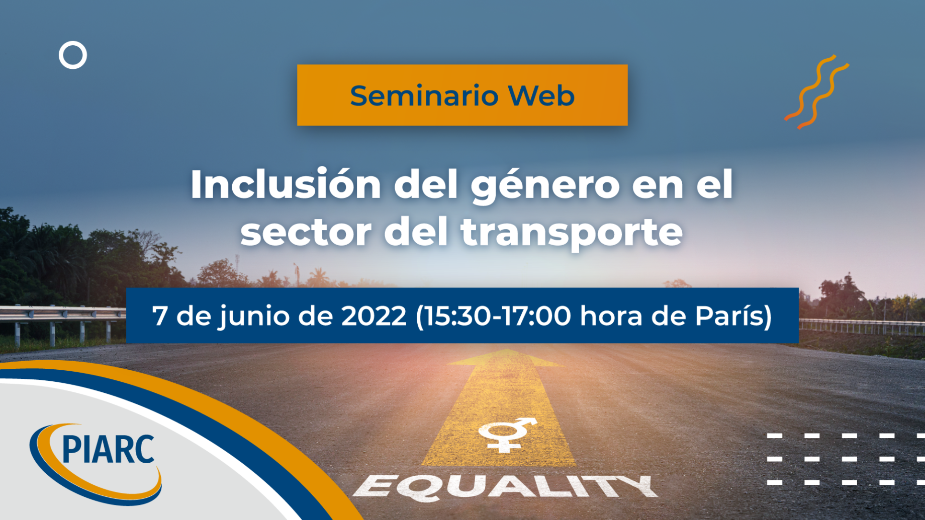 ¡Participa en el seminario web sobre "Inclusión de género en el sector del transporte"!