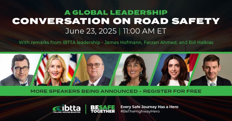 PIARC joins IBTTA’s Global Road Safety Week – June 23, 11:00 am (ET)
