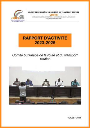 Rapport d'activité 2023-2025 - CBRTR - Burkina Faso