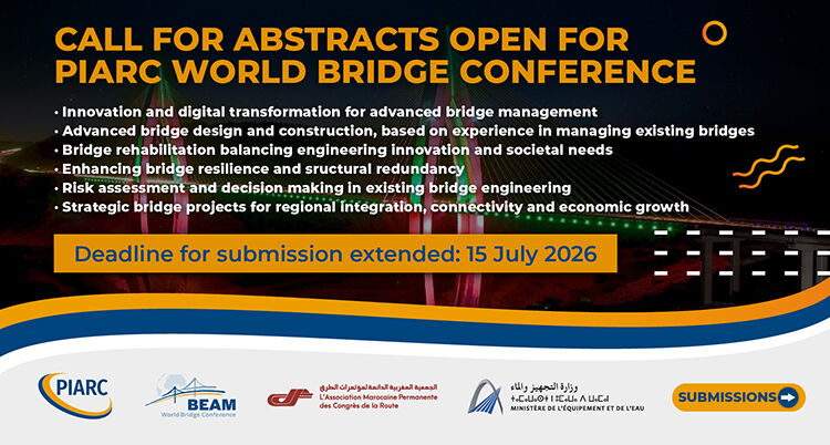 Call for papers: PIARC World Bridge Conference ‘Managing Bridges for Society’ has been extended until 15 July 2026