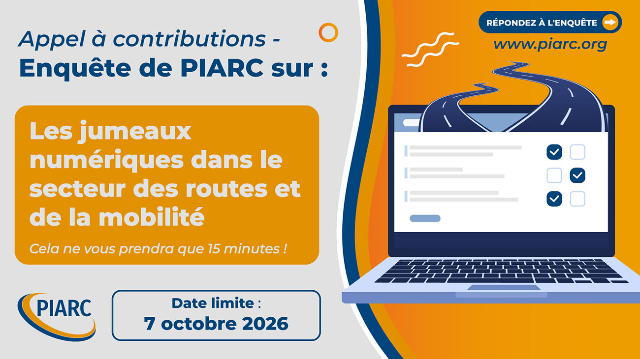 Appel à contributions : Jumeaux numériques dans le secteur des routes et de la mobilité