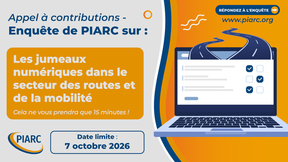 Appel à contributions : Jumeaux numériques dans le secteur des routes et de la mobilité