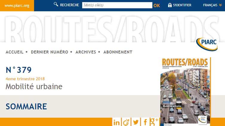 Les revues Routes/Roads sont disponible en version numérique.