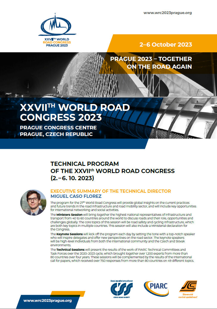 Brochure 3 (Technical Program) of the XXVIIth World Road Congress