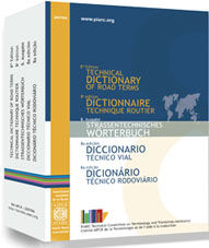 Le dictionnaire technique routier de l'Association Mondiale de la Route au format papier