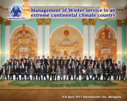 Séminaire International Viabilité hivernale Oulan-Bator Mongolie 2011, Association Mondiale de la Route - AIPCR