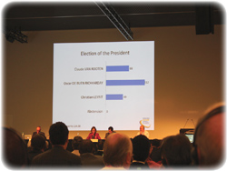 Élection du président de l'Association mondiale de la Route