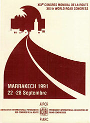 XIXe Congrès mondial de la Route - Marrakech 1991 - Association mondiale de la Route