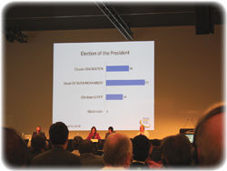 Élection du président de l'Association mondiale de la Route