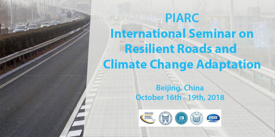El Seminario Internacional "Carreteras resilientes y adaptación al cambio climático" reunirá a expertos internacionales de todo el mundo en Pekín