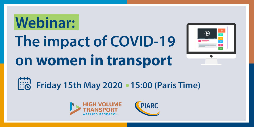 PIARC Webinar: The impact of COVID-19 on women in transport