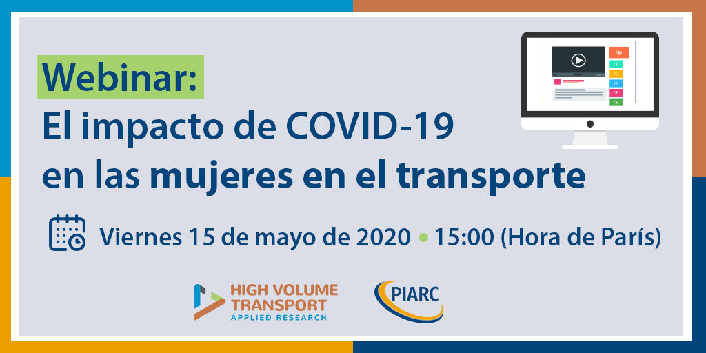 Seminario web: El impacto de la COVID-19 en las mujeres en el transporte