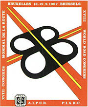 Congrès mondial de la Route - Bruxelles 1987 - Association mondiale de la Route