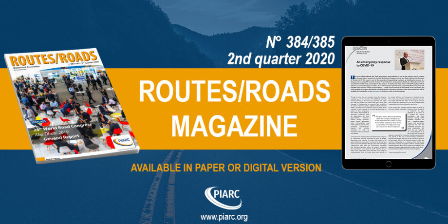 Read the new issue of PIARC's magazine "Routes/Roads"!