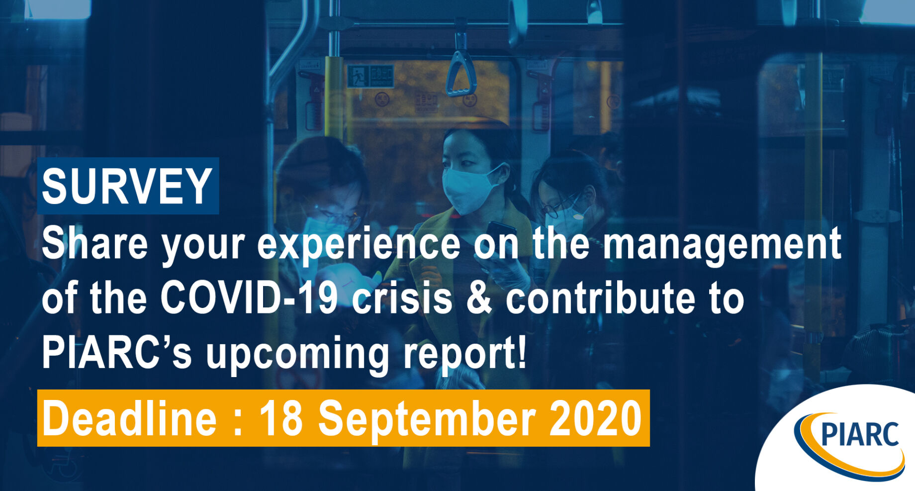 You have until 18 September to answer the COVID-19 crisis management survey!