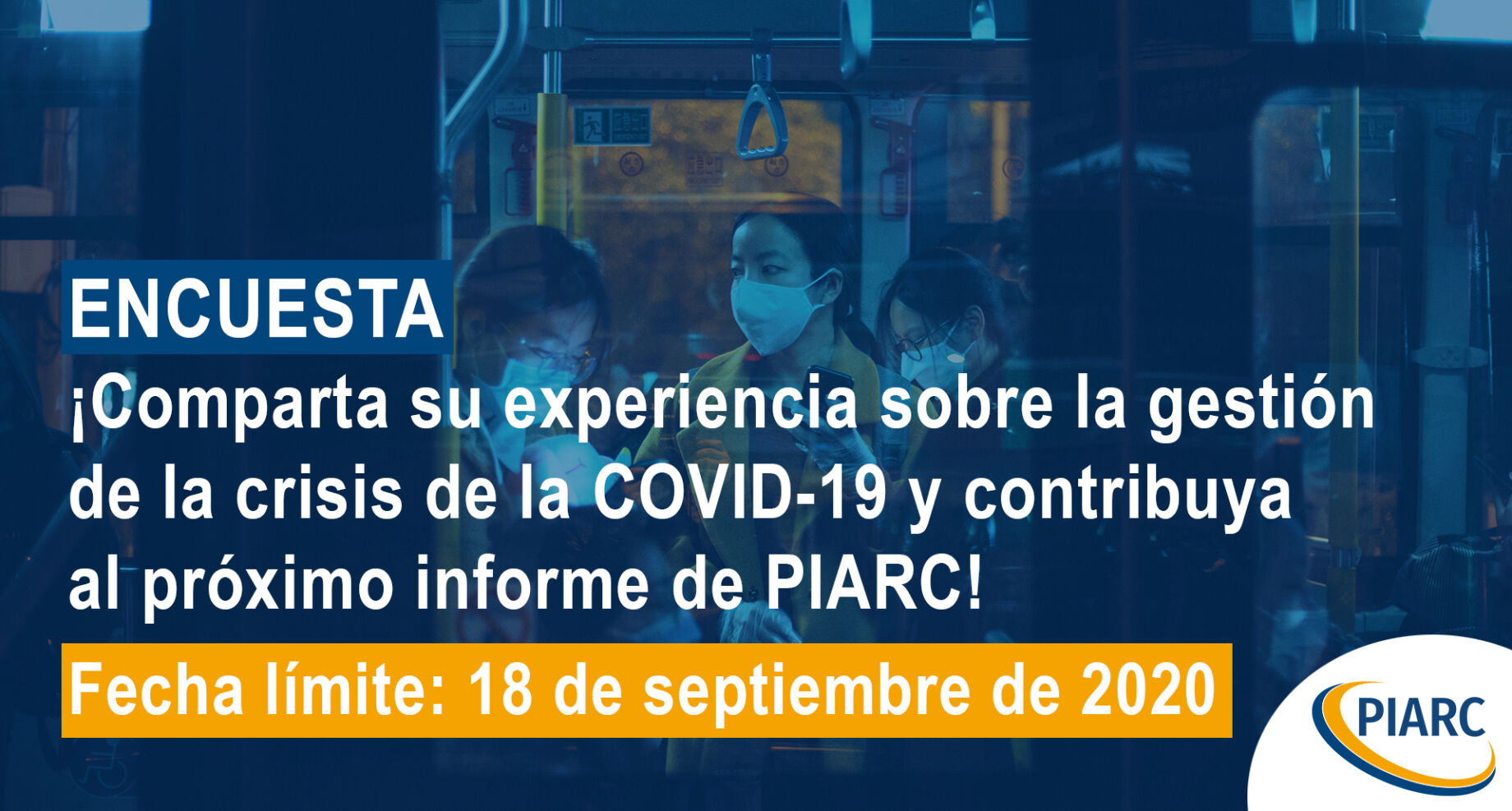 ¡Tiene hasta el 18 de septiembre para responder a la encuesta sobre la gestión de la crisis de la COVID-19!