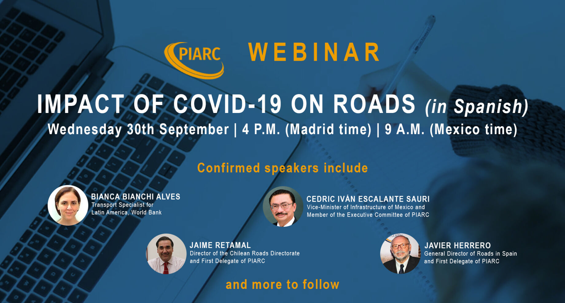 Learn more about the impact of COVID-19 on roads during our upcoming webinar in Spanish!