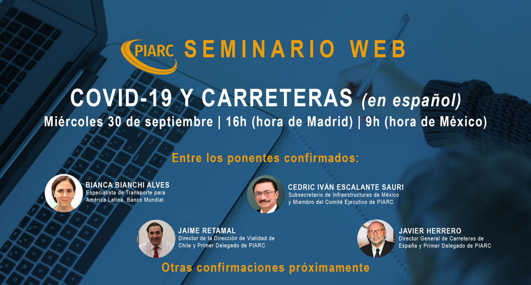 ¡Obtenga más información sobre el impacto de la COVID-19 en las carreteras durante nuestro próximo seminario web en español!