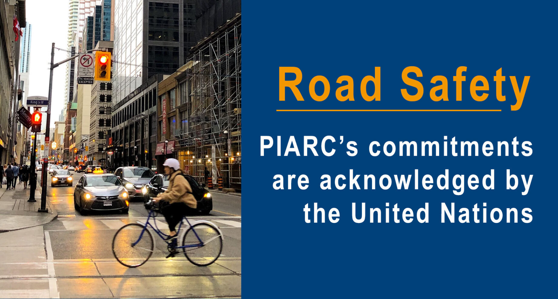 Road Safety - PIARC’s commitments are acknowledged by the United Nations