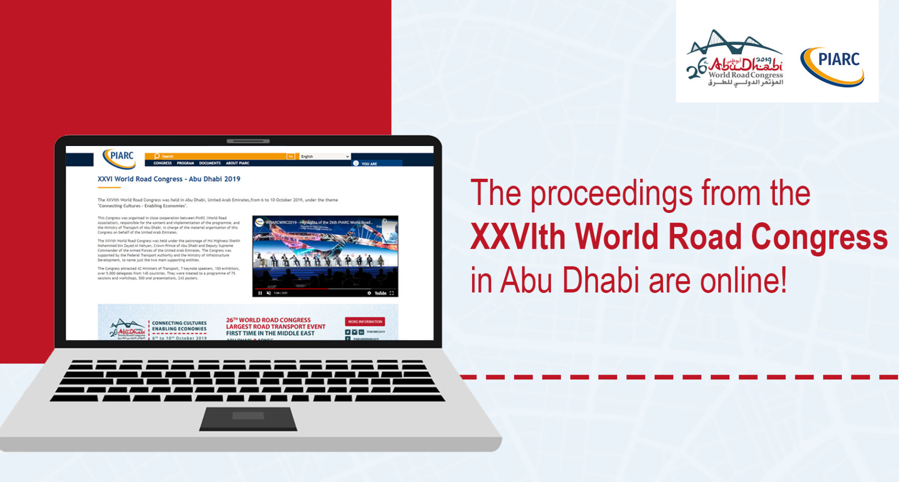 The final proceedings of the XXVIth World Road Congress have just been published on PIARC’s website!