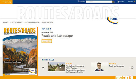 Routes/Roads magazines are available in digital format