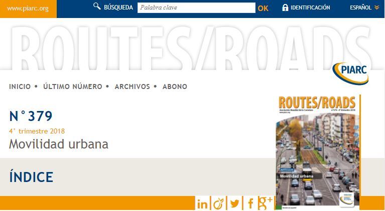 La revista Routes/Roads disponible en versión digital