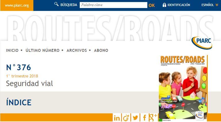 La revista Routes/Roads disponible en versión digital