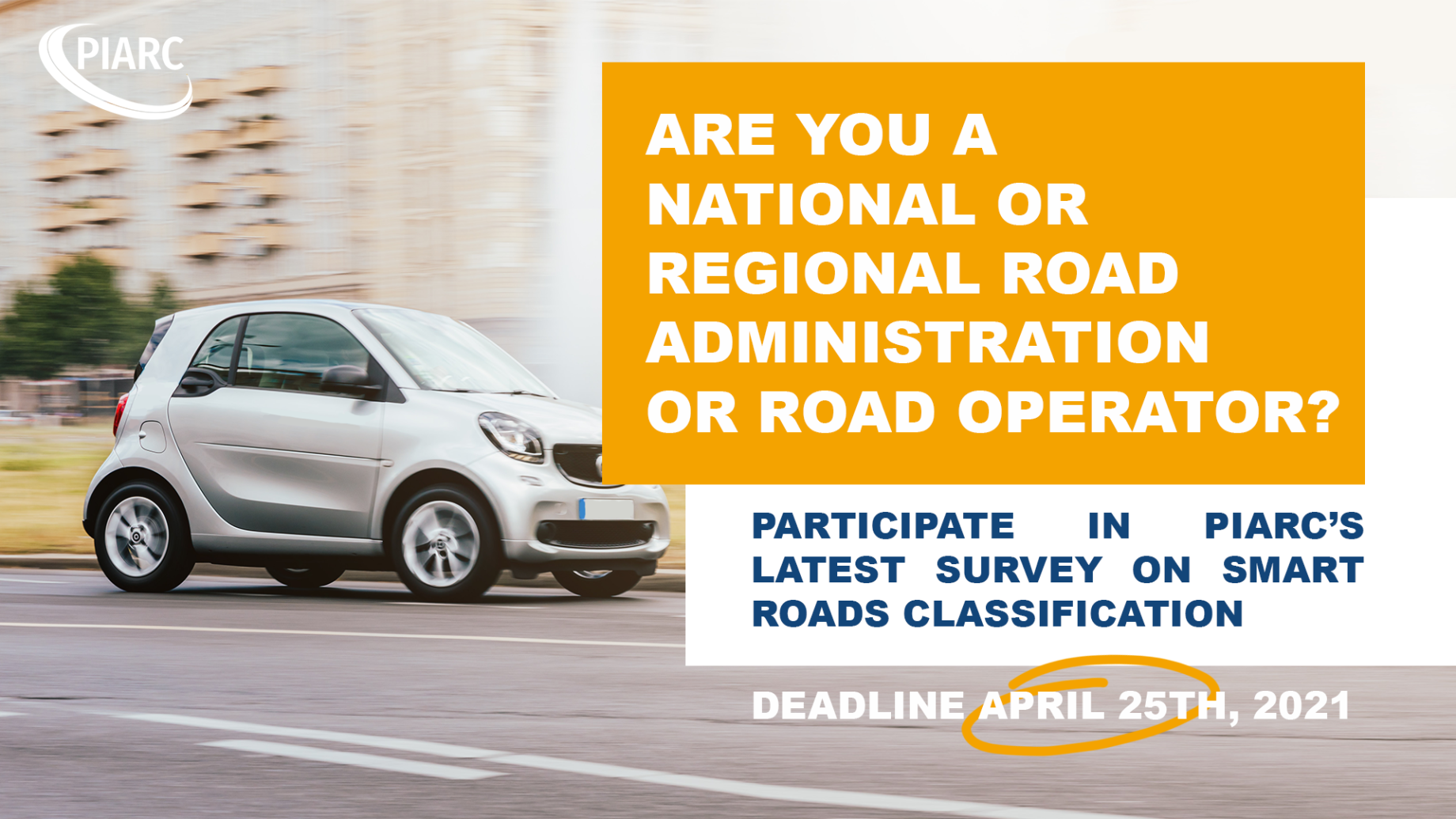 Take part in the International Survey for PIARC’s Special Project “Smart Roads Classification”