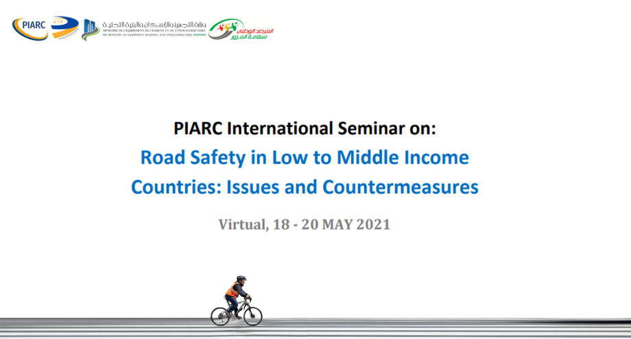 Descubra las buenas prácticas de seguridad vial en países de ingresos
bajos y medios durante la conferencia virtual del 18 al 20 de mayo.