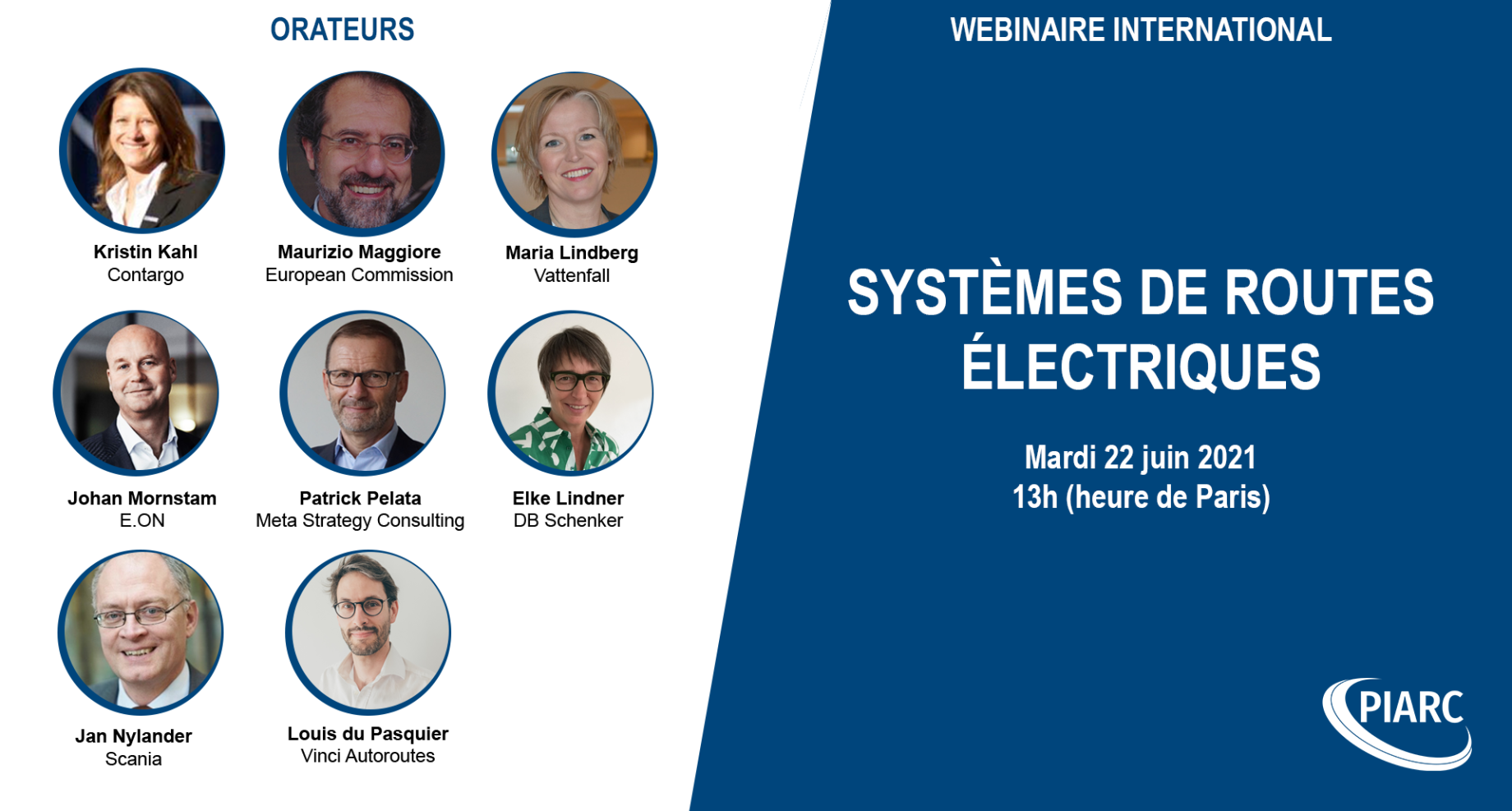 Participez au deuxième webinaire de PIARC sur les systèmes de routes électriques le 22 juin !