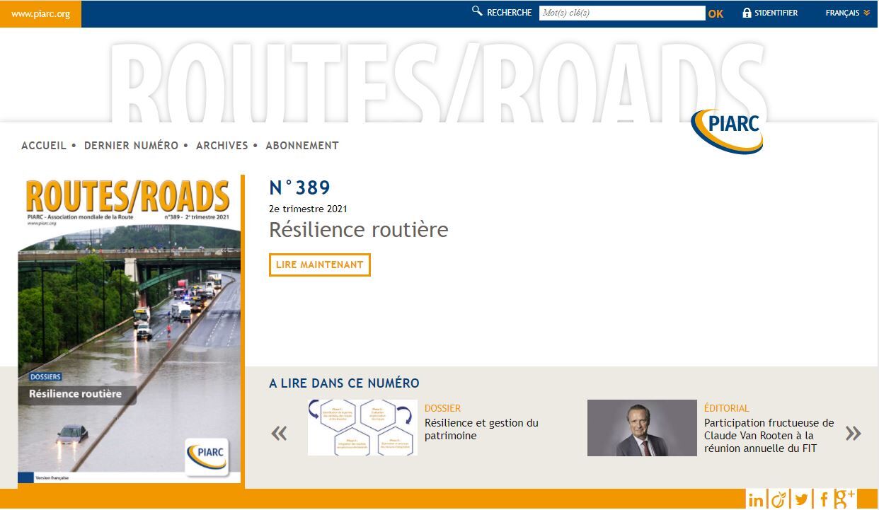 La revue Routes/Roads est disponible en version numérique.