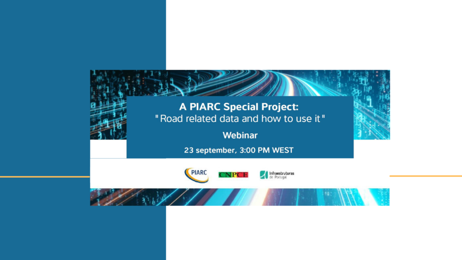 Learn all about "Road related data and how to use it" with this new PIARC webinar!