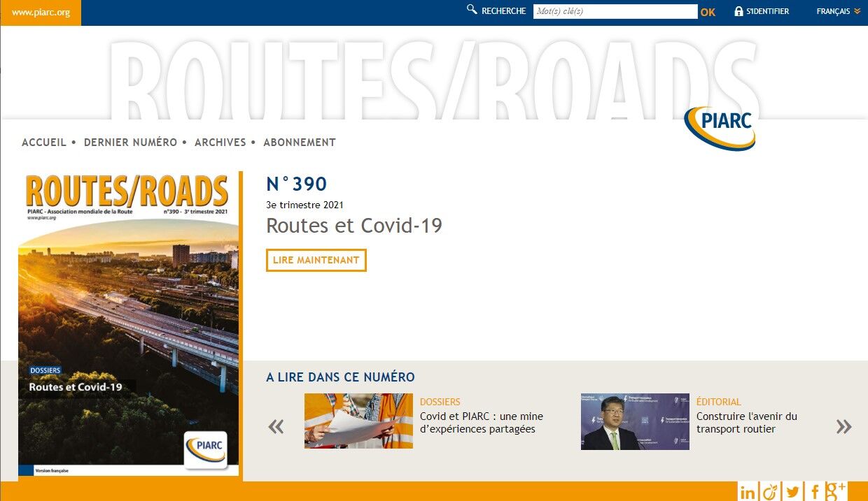 La revue Routes/Roads est disponible en version numérique.