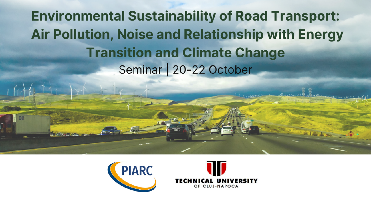 Register now! Air pollution, noise and climate change will be on the agenda of the next PIARC International Seminar