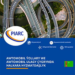 PIARC Presentation Leaflet 2020 in Turkmen