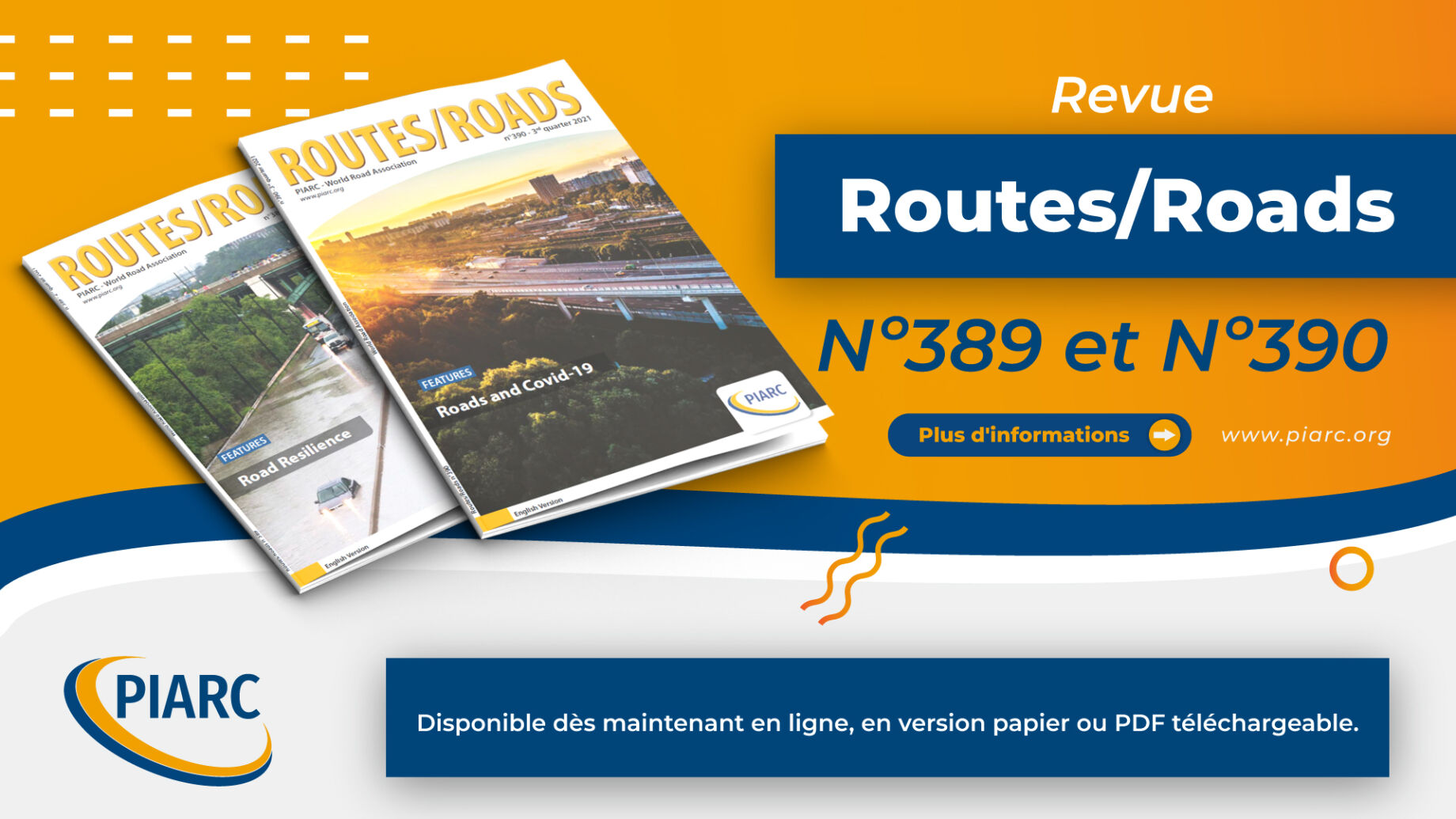 L'importance de la résilience et l'impact du Covid-19 sur le secteur routier, au centre des derniers numéros du magazine Routes/Roads