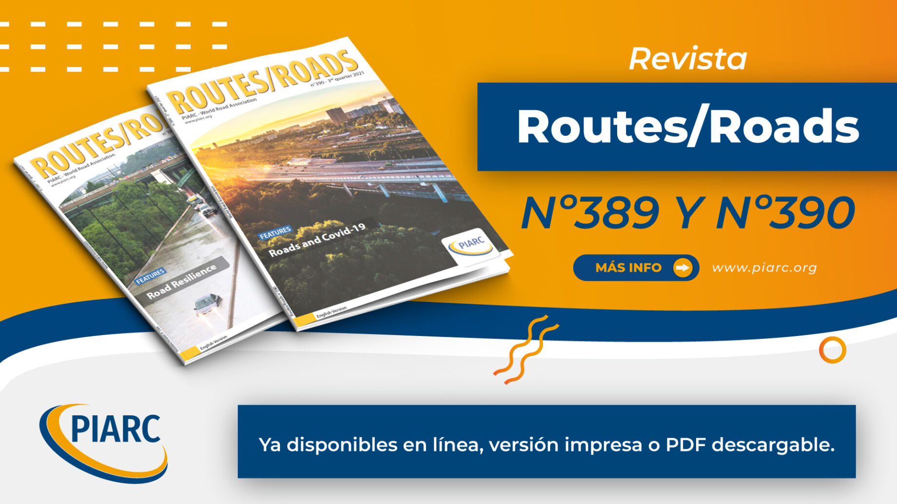 La importancia de la resiliencia y el impacto del Covid-19 en el sector vial, en el centro de los últimos números de la revista Routes/Roads