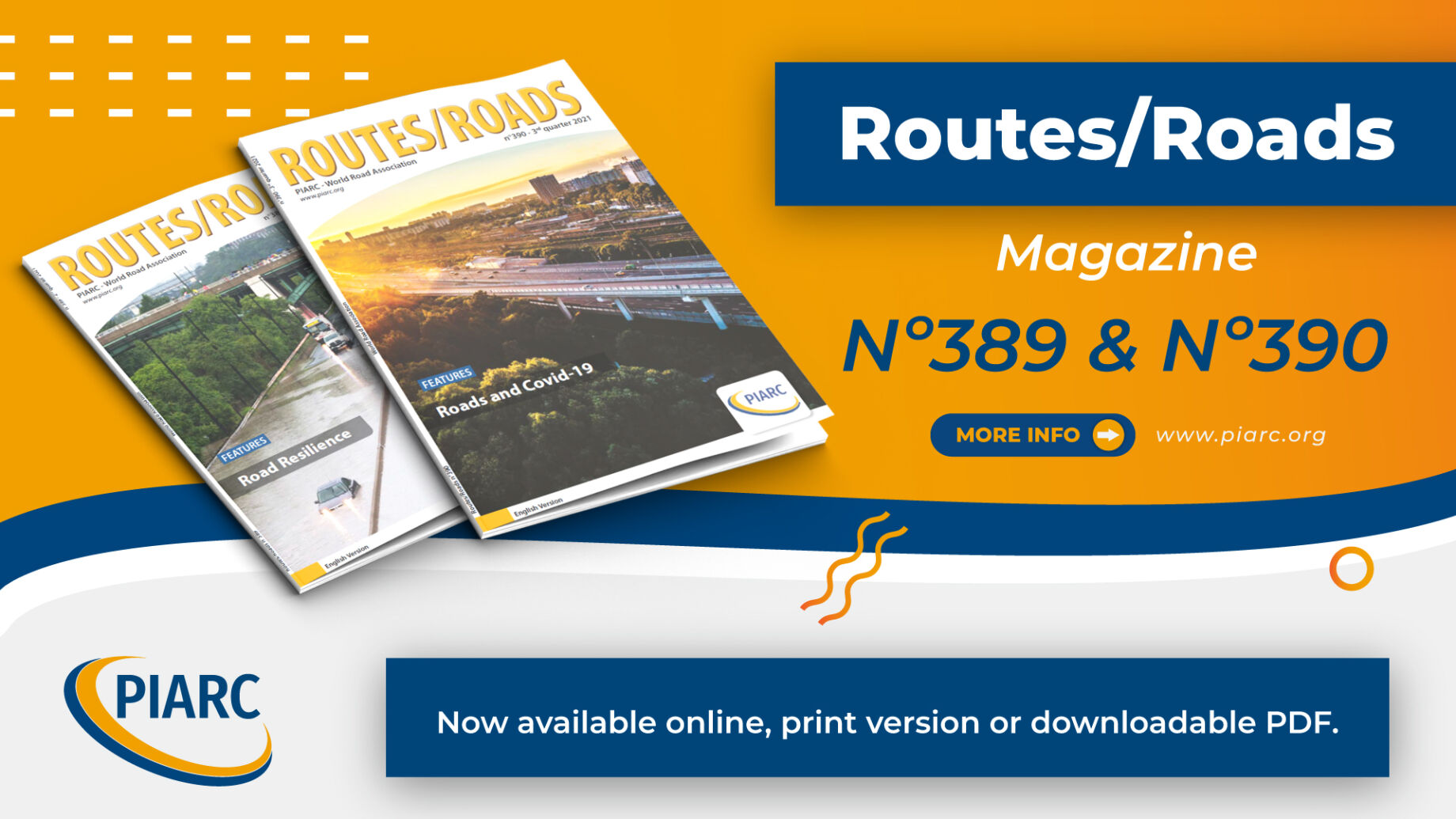 The importance of resilience and the impact of Covid-19 on the road sector, the focus of the latest issues of Routes/Roads magazine