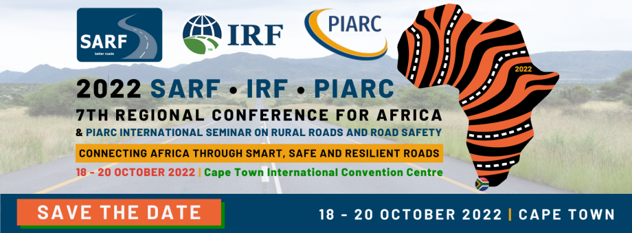 ¡Participe ! Estamos esperando su resumen para participar en la
7ª Conferencia Regional para África y el Seminario Internacional PIARC
sobre Caminos Rurales y Seguridad Vial