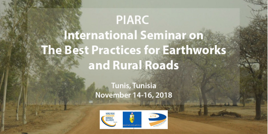 Tunis accueillera le séminaire international sur « les bonnes pratiques pour les terrassements et les routes rurales » de l'AIPCR